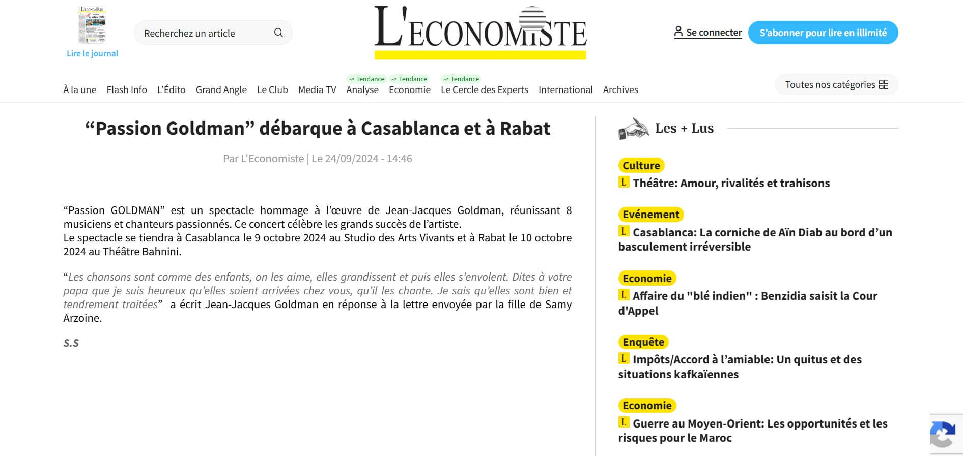 L'économiste